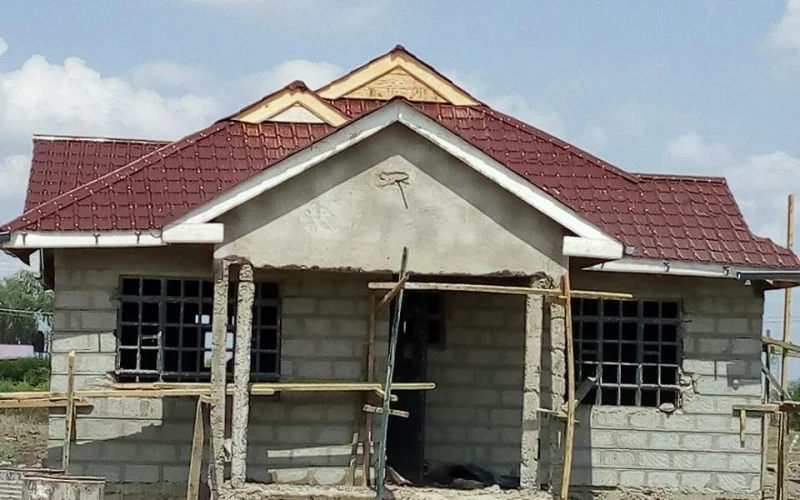 home undergoing construction
